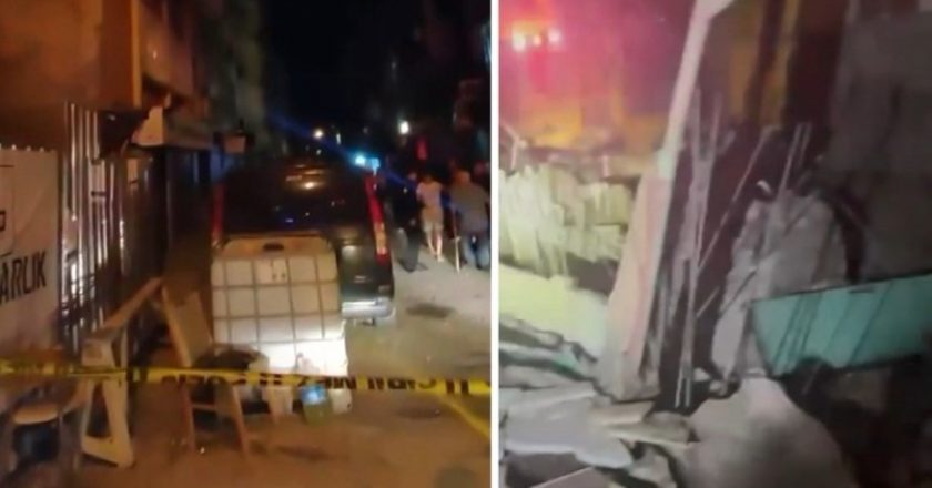 Fatih’te temel kazısında 4 katlı apartmanın duvarı çöktü: Bitişikteki bina yan yattı – Son Dakika Türkiye Haberleri