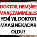 DOKTOR VE HEMŞİRE MAAŞI ARTIŞININ 2025 OCAK AYI HESAPLANMASI || Bir hemşirenin, tıp uzmanının 2025 yılında maaşı ne kadar? TL'de ne kadar? Hemşire ve doktor maaş artışlarının enflasyon farkı sonrası hesaplama tablosu TÜİK