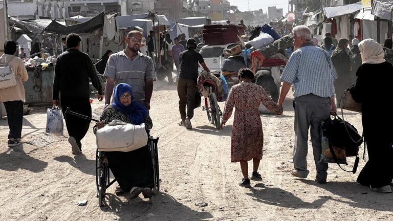 Bir: Geçen hafta Gazze’de 161.000’den fazla kişi zorla yerinden edildi